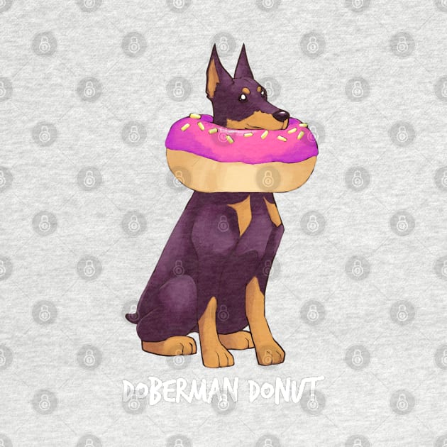 Doberman Donut by mcbenik